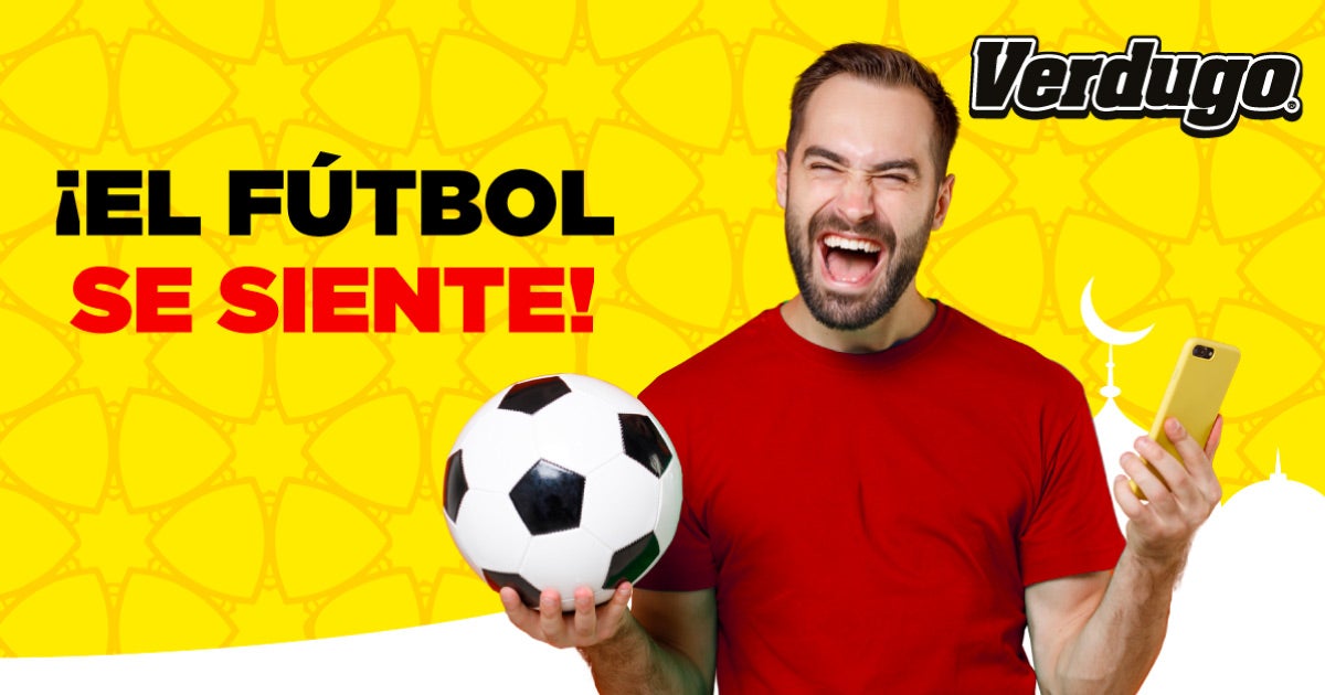 ¡El fútbol se siente! 