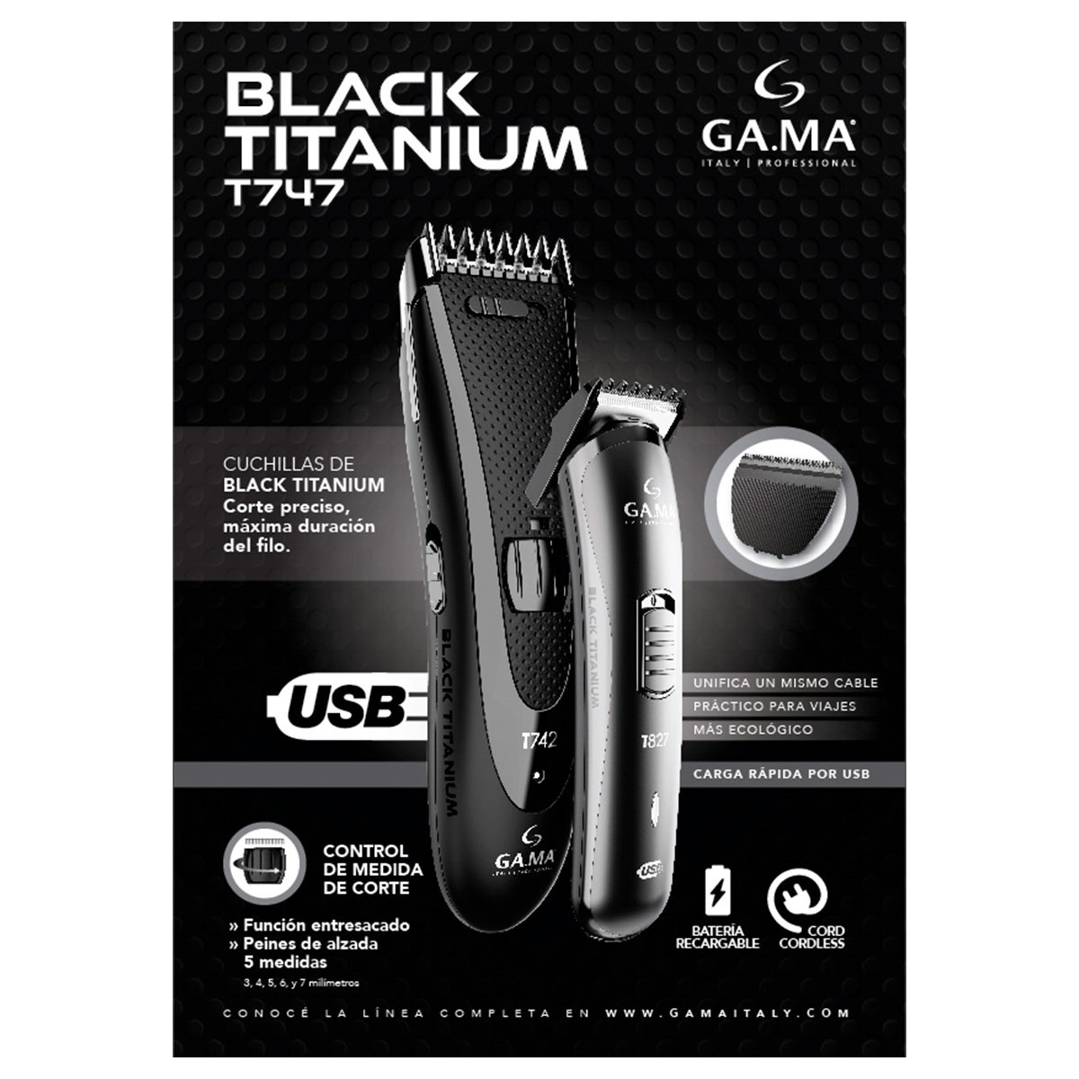 Cortadora cabello gama on sale
